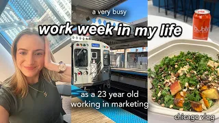 9-5 vlog working in marketing | 23 year old in chicago