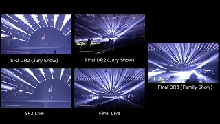 Eurovision 2022 - We Are Domi - Lights Off - Performance Comparison