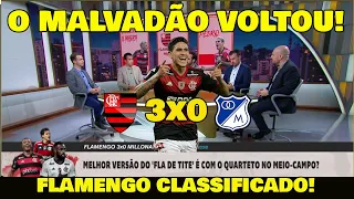 FLAMENGO ATROPELOU O MILLONARIOS! OLHA O QUE A IMPRENSA FALOU... FLAMENGO 3x0 MILLONARIOS.