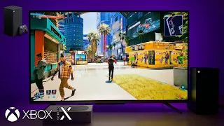 Cyberpunk 2077 Gameplay Xbox Series X 4K TV