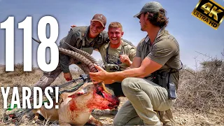 NEW WORLD RECORD W/ A BOW! 118 YRD Bow Shot! Tanzania Bowhunting