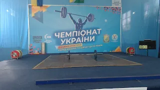 Чемпіонат України з важкої атлетики серед юнаків та дівчат до 13 років. 13.10.2020