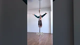 10 Year Pole Dance Progress  - Basic Spin to Deadlift