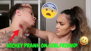 HICKEY PRANK ON GIRLFRIEND! ** SHE LEAVES ME **