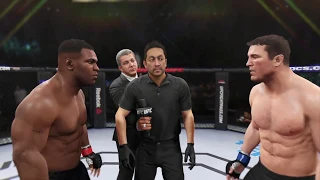 🥊Mike Tyson vs. Chael Sonnen (EA Sports UFC 2) - CPU vs. CPU - Crazy UFC 👊🤪