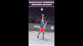 EPIC SHAPOVALOV SMOOTH and SPEEDY SMASHES SESSION #tennis #shorts