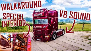WALKAROUND & SOUND: Scania V8 WTC Truck // *Special Interior & Exterior* *Poland*