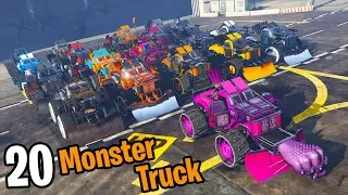 GTA V Online - Rolezinho com 20 RAT TRUCK Tunado pelo Lipão!