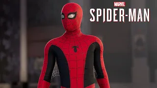 Spider-Man PC - Spider-Man Lotus Homemade Suit MOD Free Roam Gameplay!