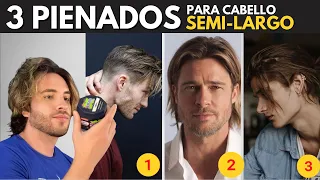 3 PEINADOS PARA CABELLO SEMI-LARGO Y QUIERES CRECER TU CABELLO