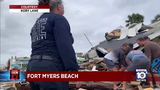 Video shows good Samaritans during Hurricane Ian rescue