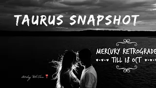 Taurus Snapshot Astrology Horoscope : Mercury Retrograde till 18 October 2021 #shorts