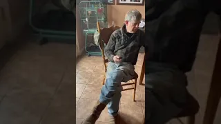 Grandpa eats Marijuana grape.