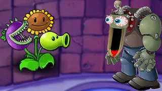 Plants vs Zombies Funny Animation Episode 8 : Sun Chomper Peashooter Mode vs Zomboss