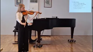 Z. Dvoržak Peppi csardas, Klara Cindric, violin, category IIIA, Croatia, 22. 3. 2024.
