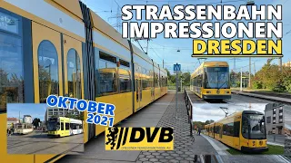 Straßenbahn Dresden - Straßenbahn Impressionen Oktober 2021