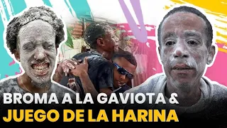 LA MEJOR BROMA A LA GAVIOTA, (El juego de la harina y los huevos). Día a día con las ocurrencias🤣🤣🤣🤣