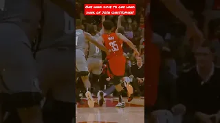 ONE HAND DIME OF DJ AUGUSTIN TO ONE HAND DUNK OF JOSH CHRISTOPHER #joshchristopher #rockets #shorts