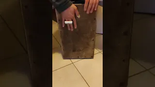Cajon with finger shaker and foot shaker
