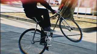 【njs】Practice tricks on fixie 2023