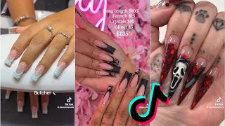 ACRYLIC NAILS + STORY TIME | TIKTOK COMPILATION