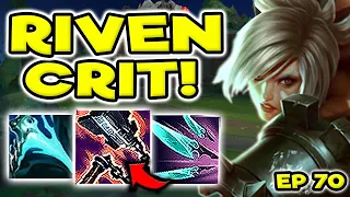 CRIT RIVEN RETURNS! (ONE COMBO = 3000 DAMAGE) - S11 RIVEN TOP GAMEPLAY (Season 11 Riven Guide) #70