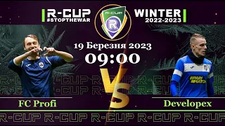 FC Profi 1-4  Developex  R-CUP WINTER 22'23' #STOPTHEWAR в м. Києві