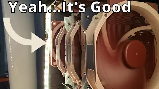 WORLD'S GREATEST CPU air cooler (Noctua nh d15) #shorts