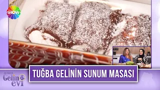 Tuğba gelinin sunum masasındaki yemekler az görüldü! | Gelin Evi 984. Bölüm