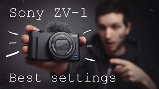 Sony ZV 1 best settings | Get the most from this brilliant little camera