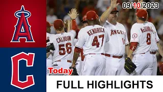 Los Angeles Angels vs Cleveland Guardians FULL HIGHLIGHTS [TODAY] September 10, 2023