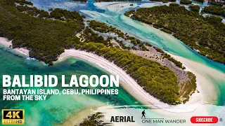 BALIBID LAGOON, BANTAYAN ISLAND, CEBU, FROM DRONE (Aerial 4K HD) | One Man Wander