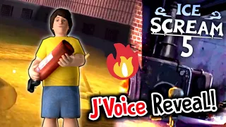 J's Voice Reveal | Ice Scream 5 Sneak Peek! | Ice Scream 5