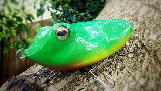 Homemade Frog Lure. (ep 1 Making Animal Lures)