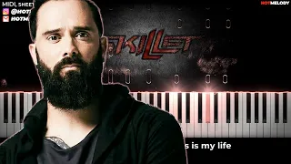 Skillet - Awake and alive - piano karaoke cover