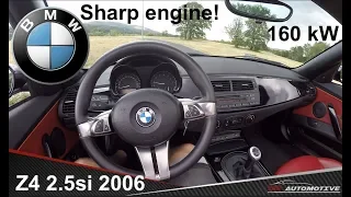 BMW Z4 2.5si (E85) POV Test Drive + Acceleration 0 - 200 km/h