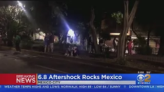 6.8 aftershock hits Mexico