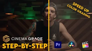 How To Make Your Color Grading Workflow Faster | Cinema Grade (Step by Step)