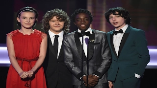 Stranger Things Kids presenting Award @ SAG Awards