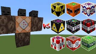 Can Wither Storm Survive? Wither Storm vs Powerful TNT vs Nuclear BOMB!