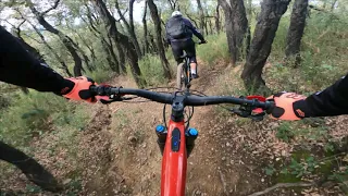 Vtt enduro Le Boulou ça caille !!!