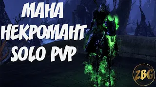 TESO - МАНА НЕКРОМАНТ PVP МАСТЕР КЛАСС! ТОП ИГРОК PVP Avakatti ГИЛЬДИЯ ZBG 🔥 1 VS 4 🔥