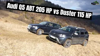 Audi Q5 ABT vs Dacia Duster Hill Offroad