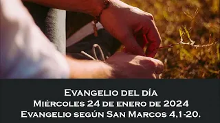 Evangelio del miércoles 24 de enero de 2024