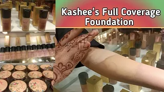 Kashee's makeup with prices at Lahore branch