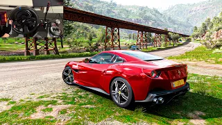 Ferrari PortoFino - Forza Horizon 5 | Steering Wheel Gameplay