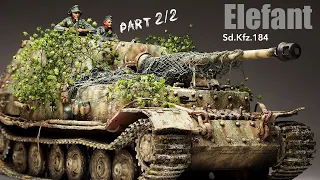 The wrong Elefant - Tamiya 1/35 - Tank Model - Part 2 [ Painting - weathering - finishing ]