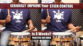 Seriously Improve Your Stick Control In 8 Weeks! w/ Exercises