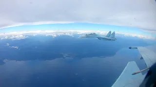 Экипажи Су-35С ВВО перехватили высокоманевренные воздушные цели в ходе СКШУ «Восток-2022»