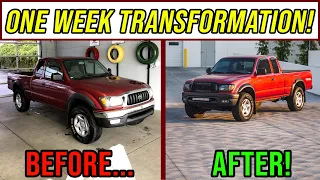 Toyota Tacoma Undergoes Amazing Transformation! (Ft. EVO, WRX & GTR)